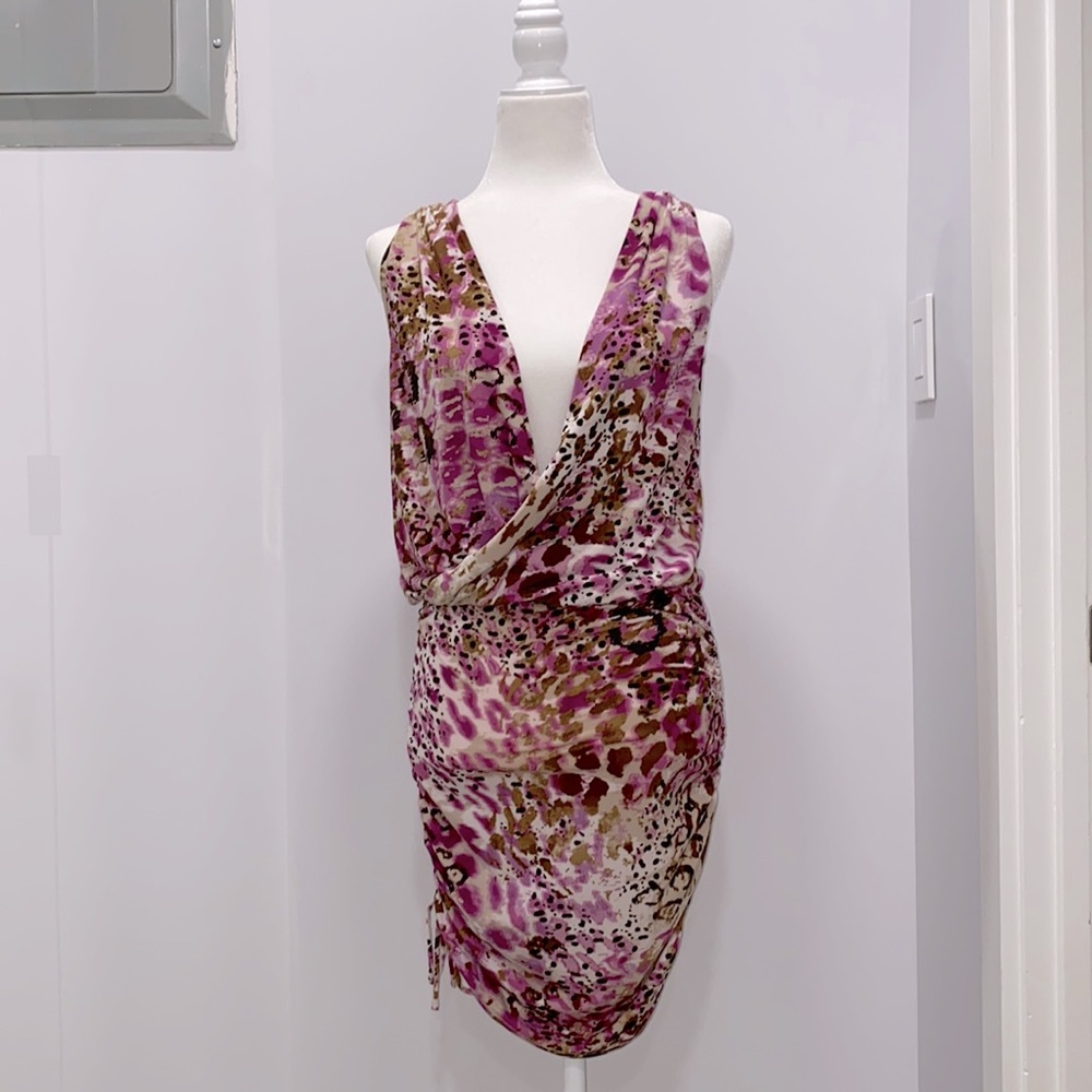 Pink Animal Print Dress